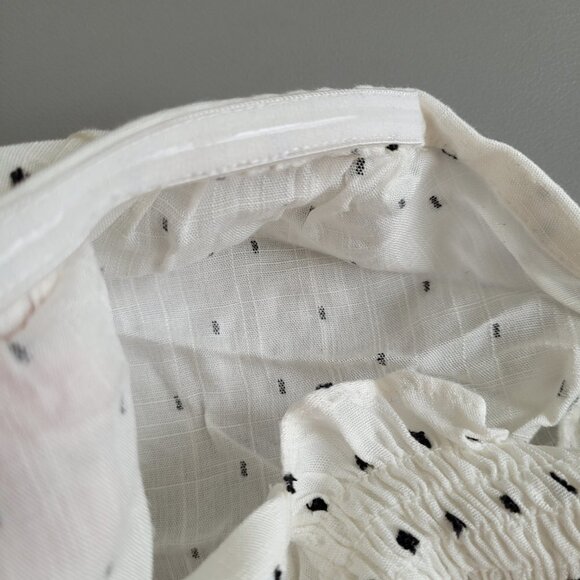 NWT Solid & Striped Remy Polka Dot Crop Top - Picture 14 of 15